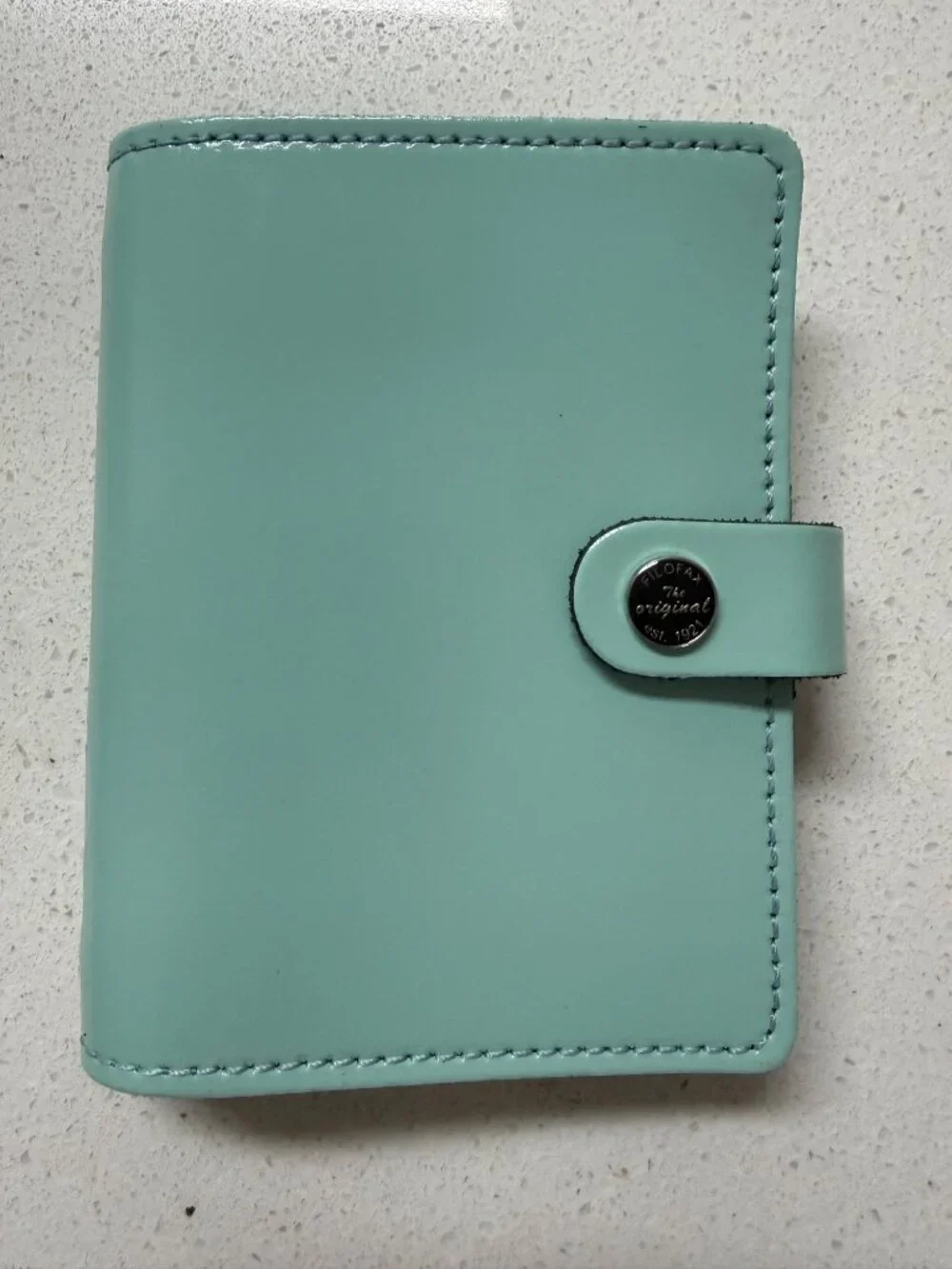 Filofax The Original Pocket Organizer Real Leather Duck Egg Planner